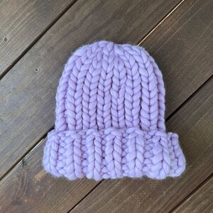 Rachel Pohl - Lavender Chunky Knit Beanie